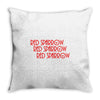 Red Sparrow Throw Pillow