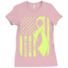 lyme disease awareness Ladies Fitted T-Shirt