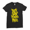 fuck what people think Ladies Fitted T-Shirt