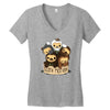 sloth motion Women's V-Neck T-Shirt