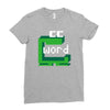 word muncher Ladies Fitted T-Shirt