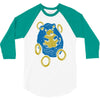 sad hedgehog 3/4 Sleeve Shirt