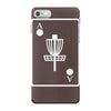 disc golf ace card target chains frisbee basket iPhone 7 Case