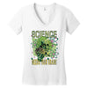 science needs your brain Women's V-Neck T-Shirt
