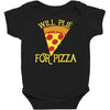 will plie for pizza Baby Bodysuit