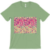pink triangle print T-Shirt