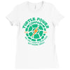turtle power company Ladies Fitted T-Shirt