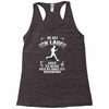 ich laufe Racerback Tank