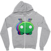 Mooncake Colorful Zipper Hoodie