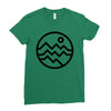 mountain bold (for light) Ladies Fitted T-Shirt