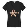 Survivor Of Uterine Cancer Women's V-Neck T-Shirt