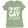 new i'm not gay but $20 is $20 Ladies Fitted T-Shirt