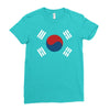 south korea international baseball Ladies Fitted T-Shirt