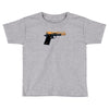 black gold gun pullover Toddler T-shirt