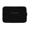 mission on from god Laptop sleeve