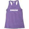 shure logo Racerback Tank