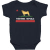 colifornia republic parody pugfornia republic Baby Bodysuit