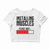 new installing muscle Crop Top