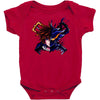 more heart than less Baby Bodysuit