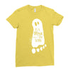 eat drink and be scary Ladies Fitted T-Shirt