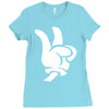 peace sign Ladies Fitted T-Shirt