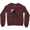 skeleton dabbing christmas Crewneck Sweatshirt