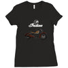 indian motorcycles retro Ladies Fitted T-Shirt
