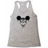 dead mickey mouse halloween Racerback Tank