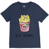Burger and Fries Best Friends V-Neck Tee