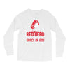 american by birth redhead by the grace of god Long Sleeve Shirts