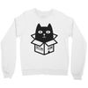 cats love boxes Crewneck Sweatshirt