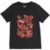 rood en wit V-Neck Tee