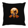 jakku sunset Throw Pillow