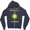 everyone is a winner Zipper Hoodie