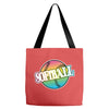 neon softball Tote Bags
