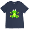 frog cute V-Neck Tee