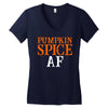 pumpkin space af Women's V-Neck T-Shirt
