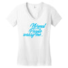normal people wassy me Women's V-Neck T-Shirt