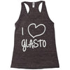 i love glasto Racerback Tank