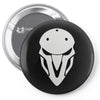 minimalist reaper mask Pin-back button