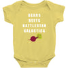 bears beets battlestar galactica Baby Bodysuit