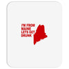 funny maine state Mousepad