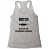botox expression Racerback Tank