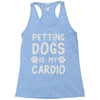 pet dog ladies slogan Racerback Tank