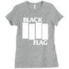 black flag new Ladies Fitted T-Shirt