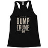 dump trump Racerback Tank
