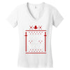 Winter (f79) Women's V-Neck T-Shirt