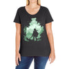 the adventure begins Ladies Curvy T-Shirt