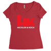 hk heckler and koch Women's Triblend Scoop T-shirt
