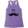 big stache Racerback Tank